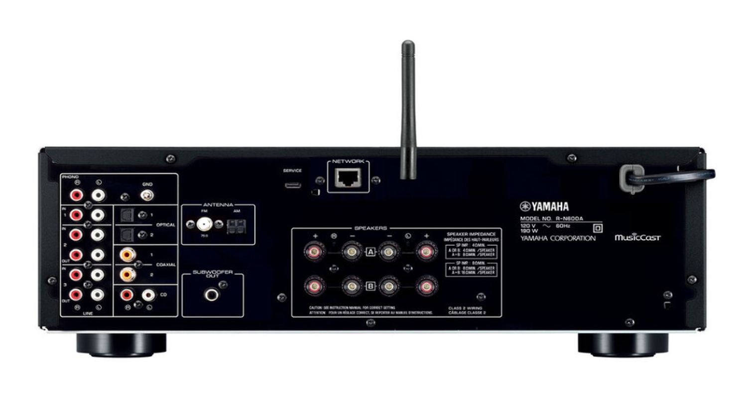 Receptor Estereo Yamaha R-N600ABL Wifi Music Cast