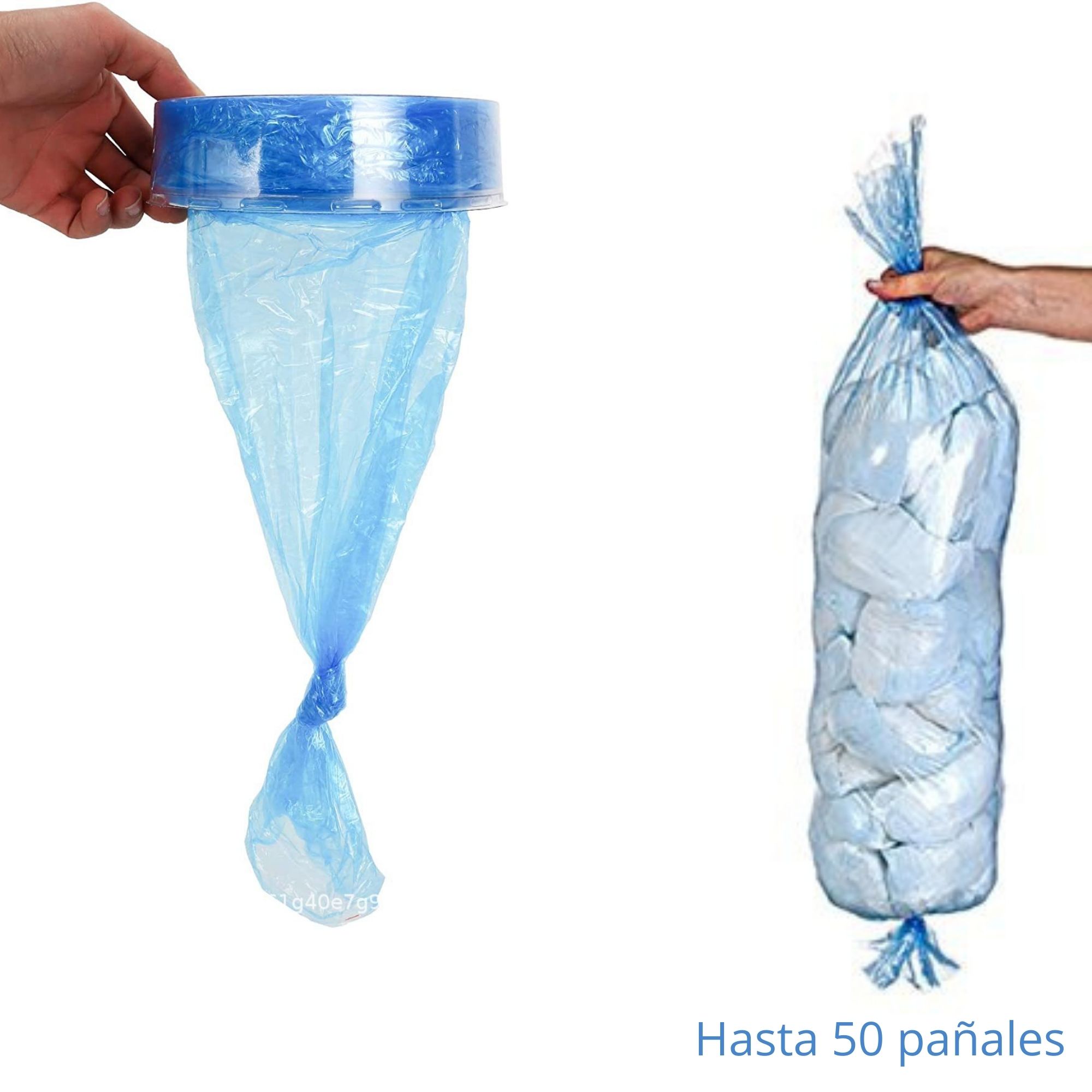6 Pack Repuestos Bolsas de Pañales, Bolsas de Repuesto para Bote de Pañales