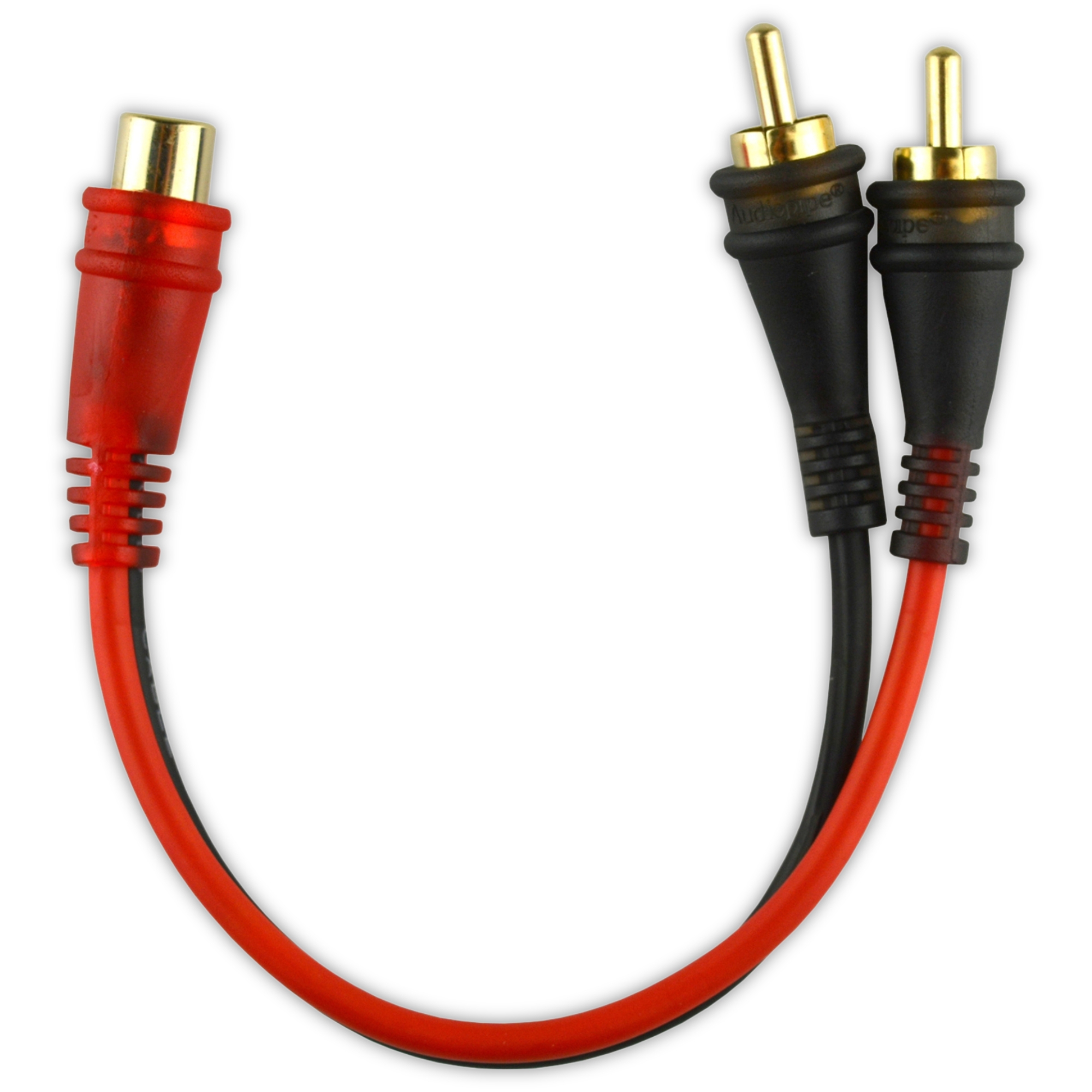 Pack de 10 Cables RCA Howler Y Audiopipe AMF-YF-2M 1 Hembra A 2 Macho