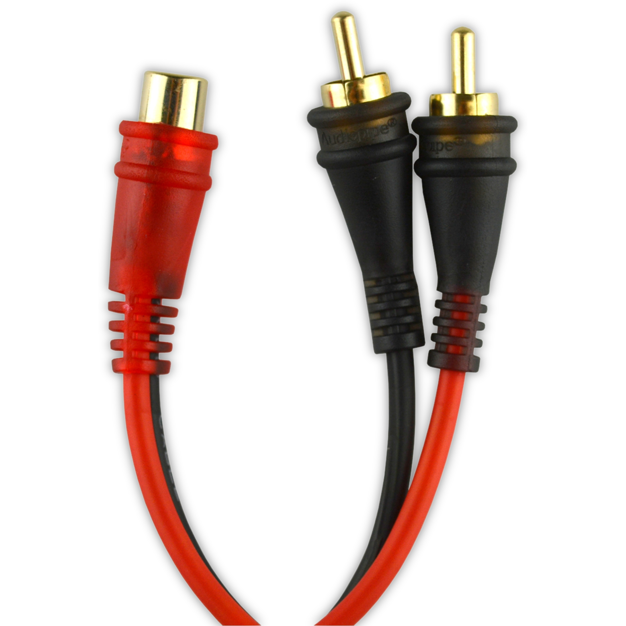 Pack de 10 Cables RCA Howler Y Audiopipe AMF-YF-2M 1 Hembra A 2 Macho