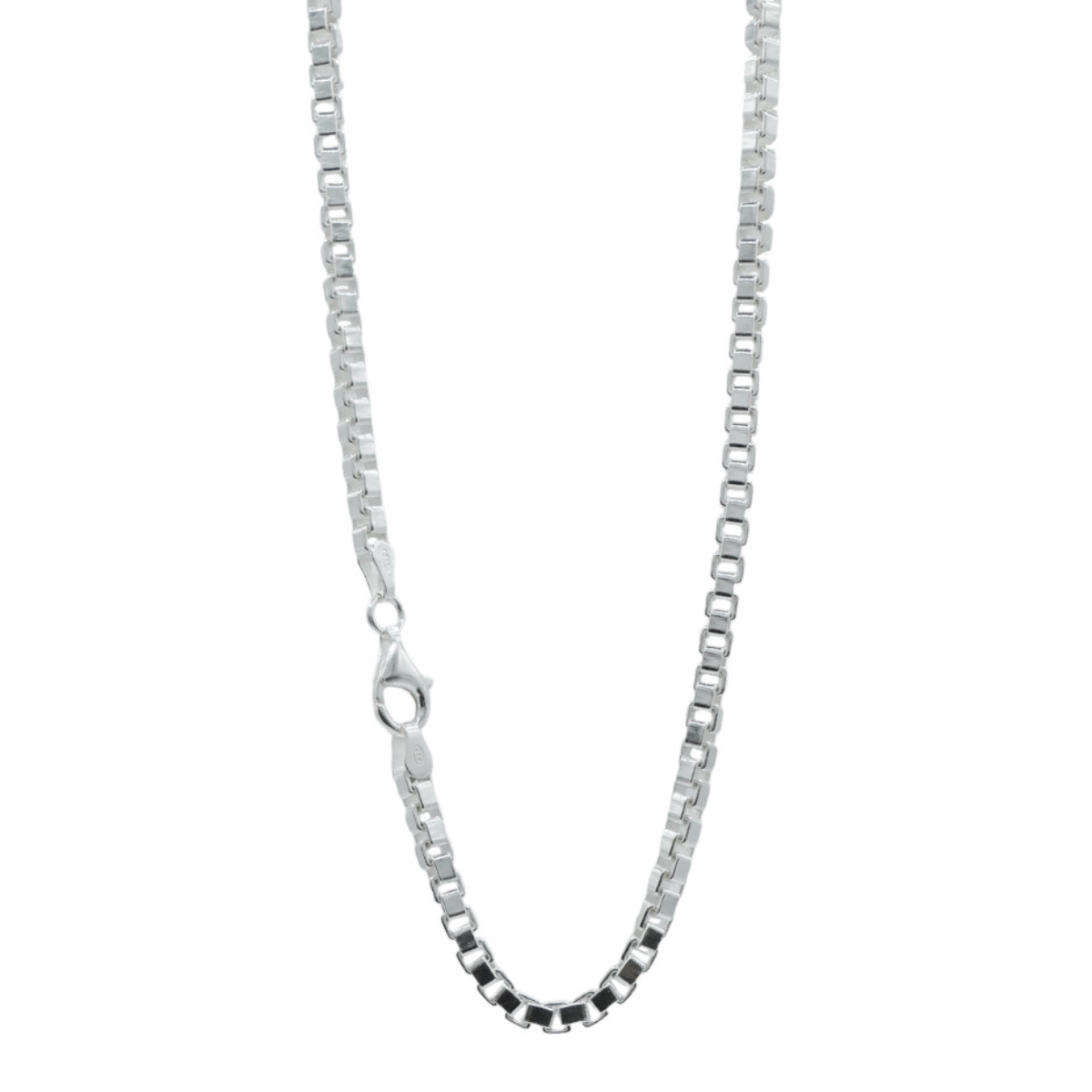 Cadena plata .925 hombre box italiana 