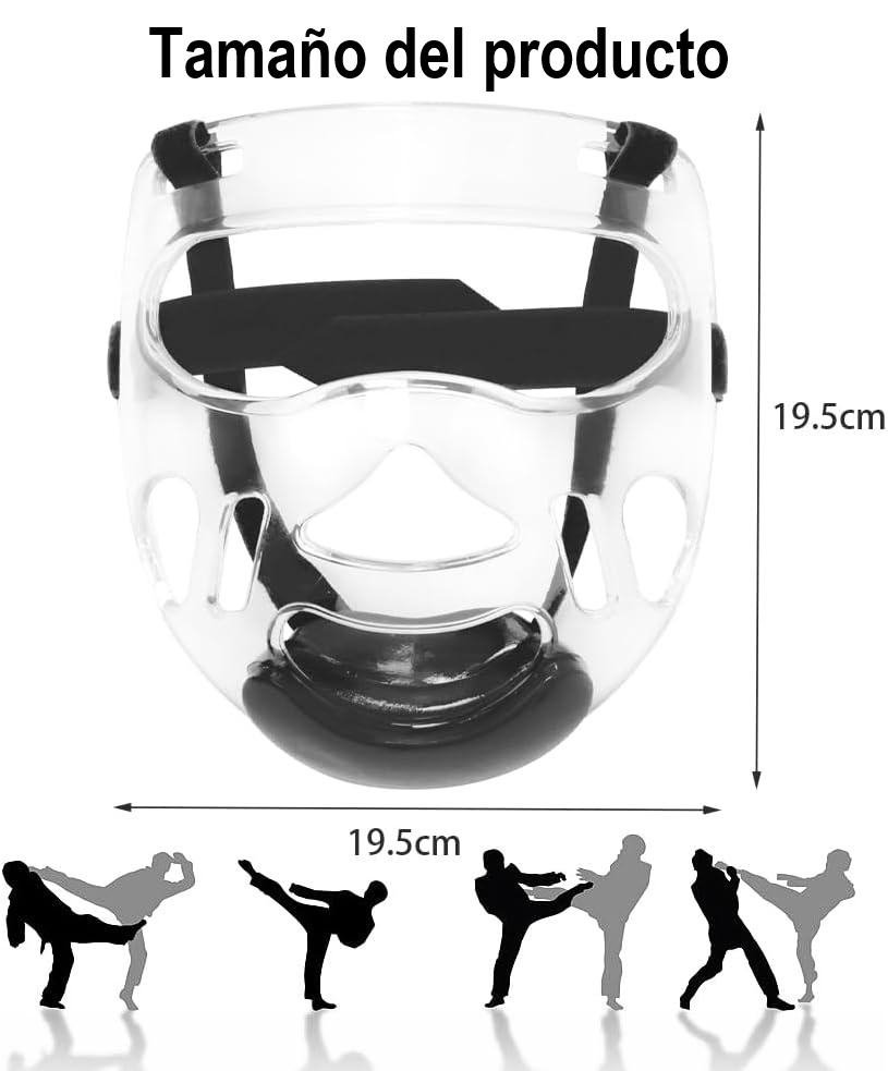 Máscara de Taekwondo protección facial