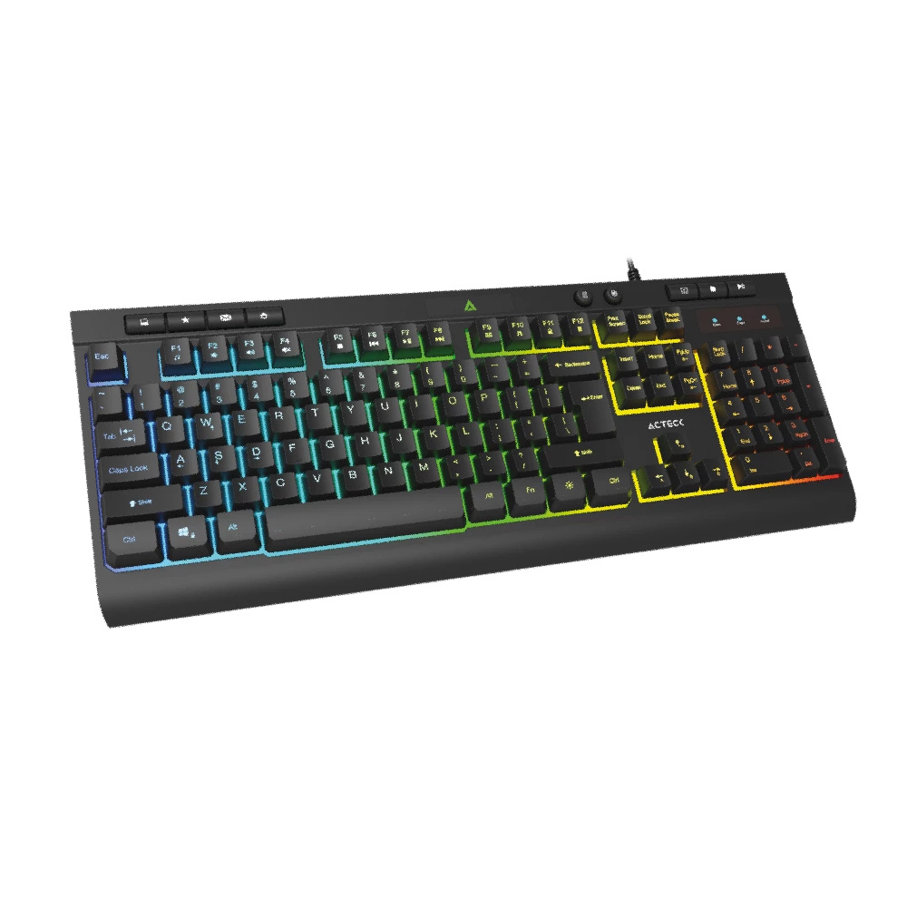Kit de Teclado y Mouse Acteck Creator Aurean Pro MK477G, Alámbrico, USB, Negro