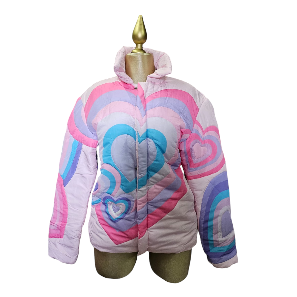 Chamarra Estampado Corazones Para Dama LC DESIGNS COLLECTION