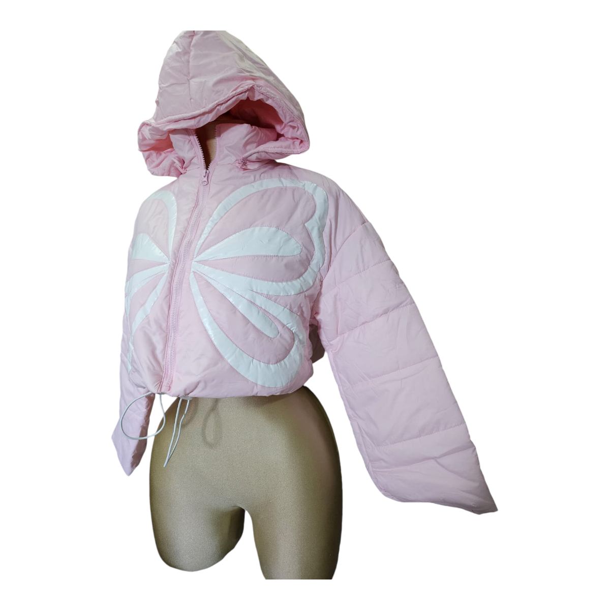 Chamarra Top Para Dama Estampado Mariposa LC DESIGNS COLLECTION