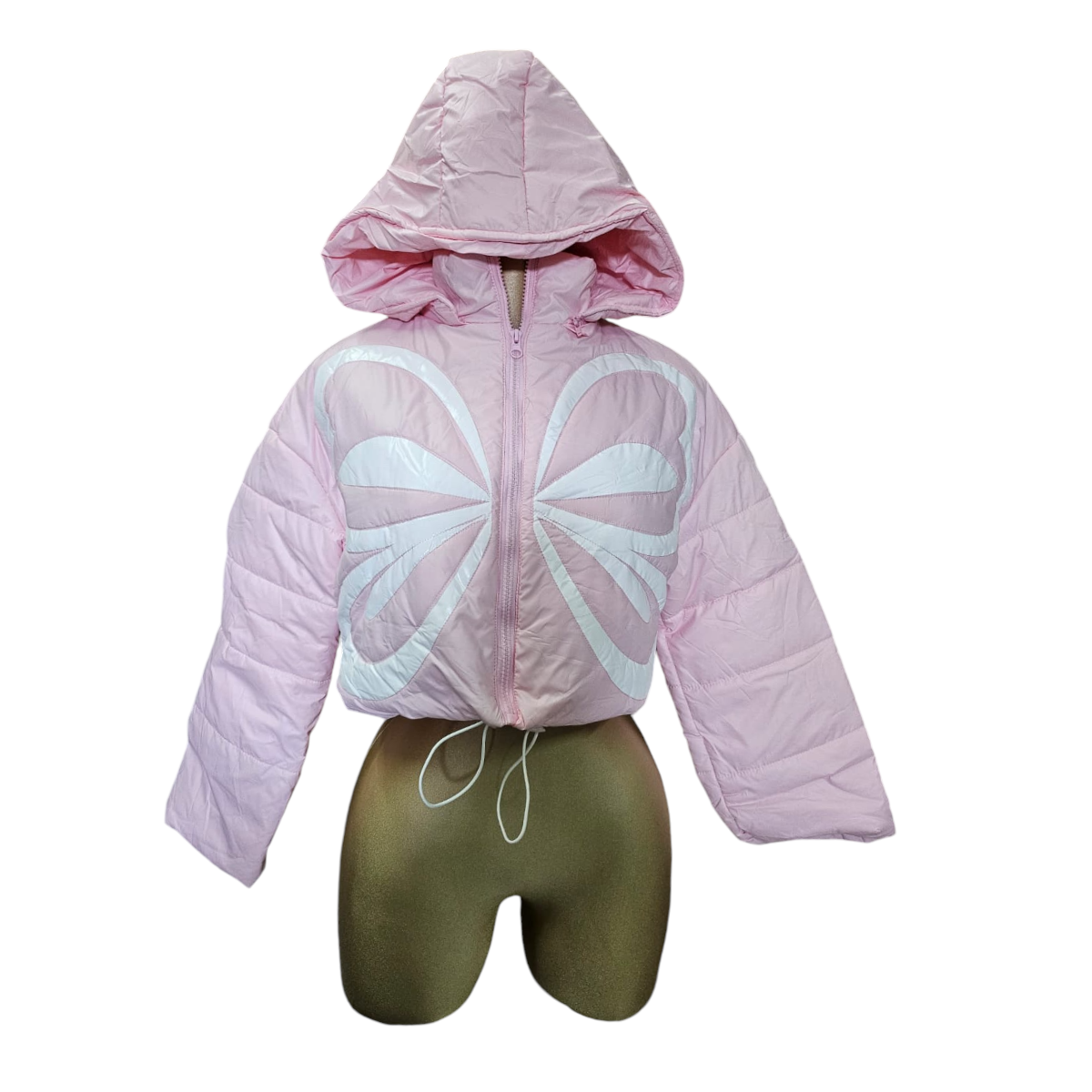 Chamarra Top Para Dama Estampado Mariposa LC DESIGNS COLLECTION