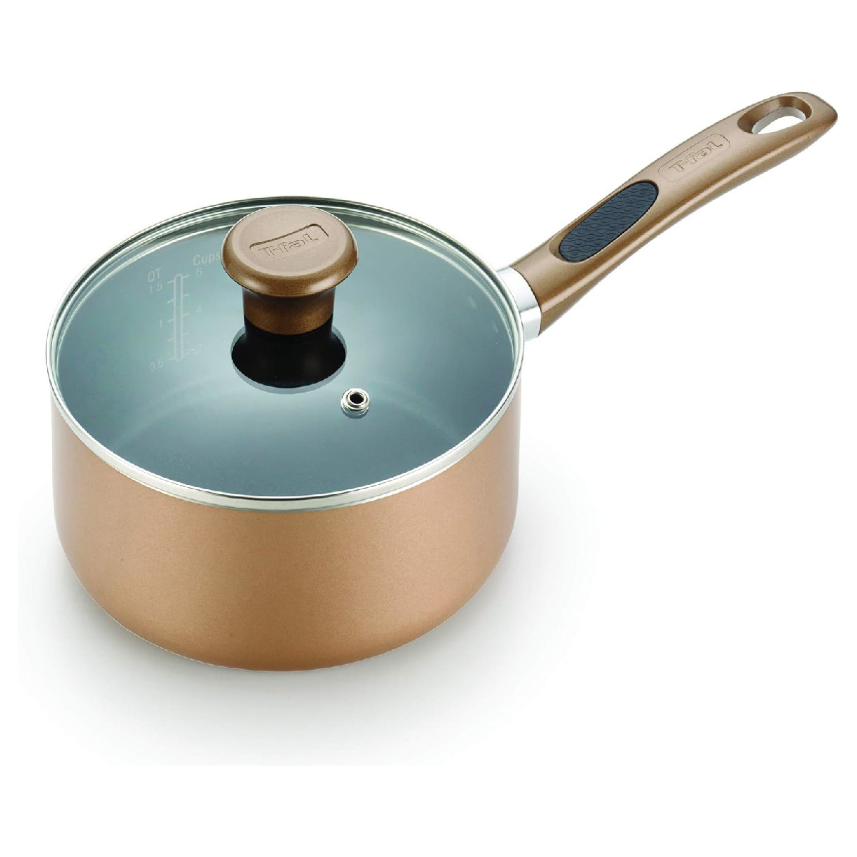 Batería de Cocina T-Fal 14 Pzas Excite Antiadherente Bronce