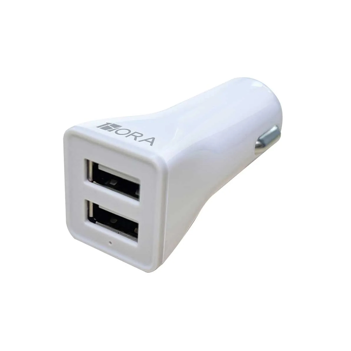 Cargador Para Auto 1hora Carga Rápida Salida 5v A 2.4 Color Blanco