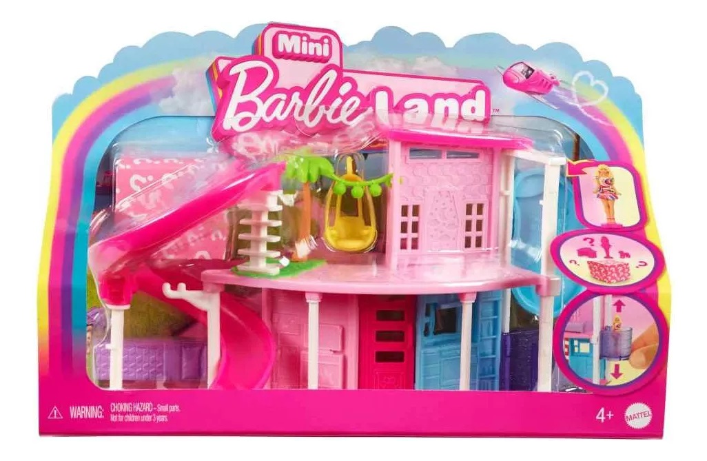Barbie Mini Barbieland Casa De Muñecas De Los Sueños Color Rosa