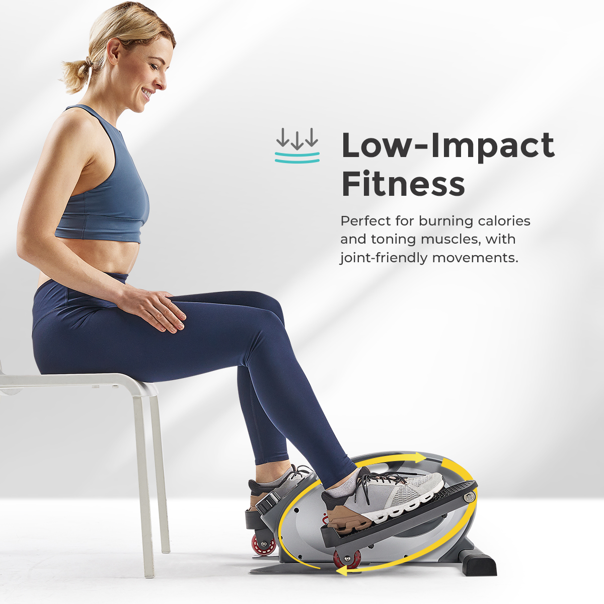 Elíptica portátil Sunny Health & Fitness para escritorio 