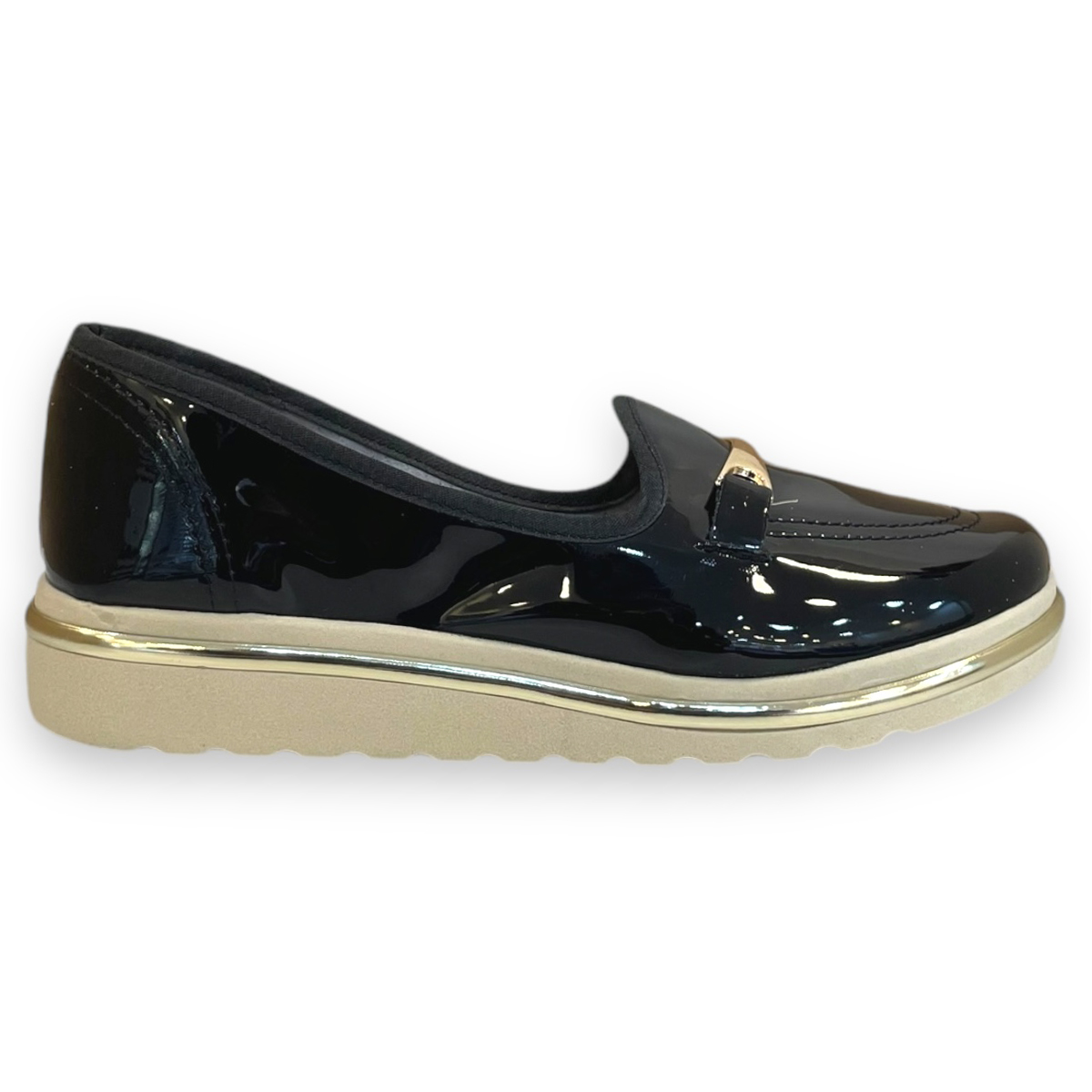 Zapatos Mocasines De Mujer Casual Suela Plataforma Andarina