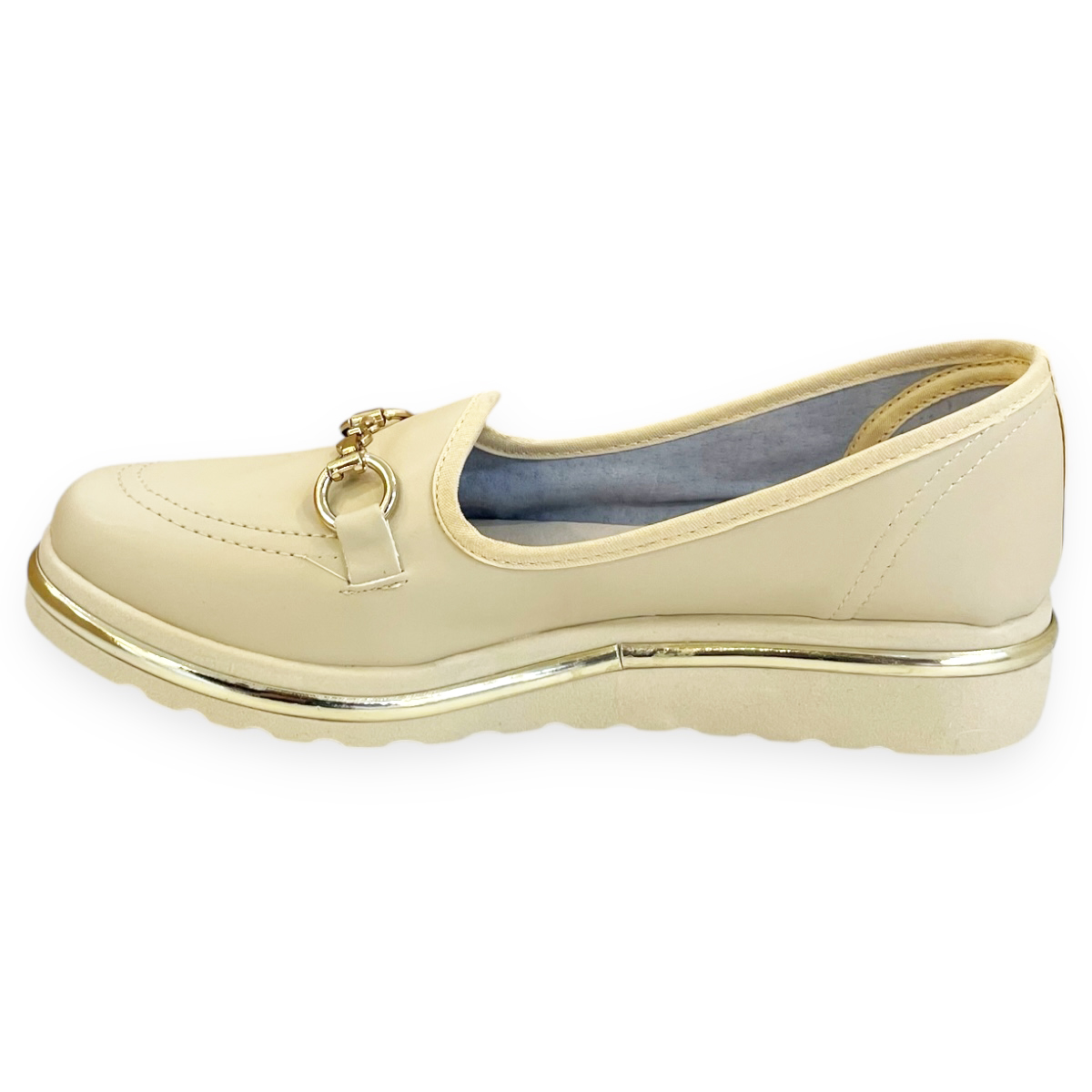 Zapatos Mocasines De Mujer Casual Suela Plataforma Andarina