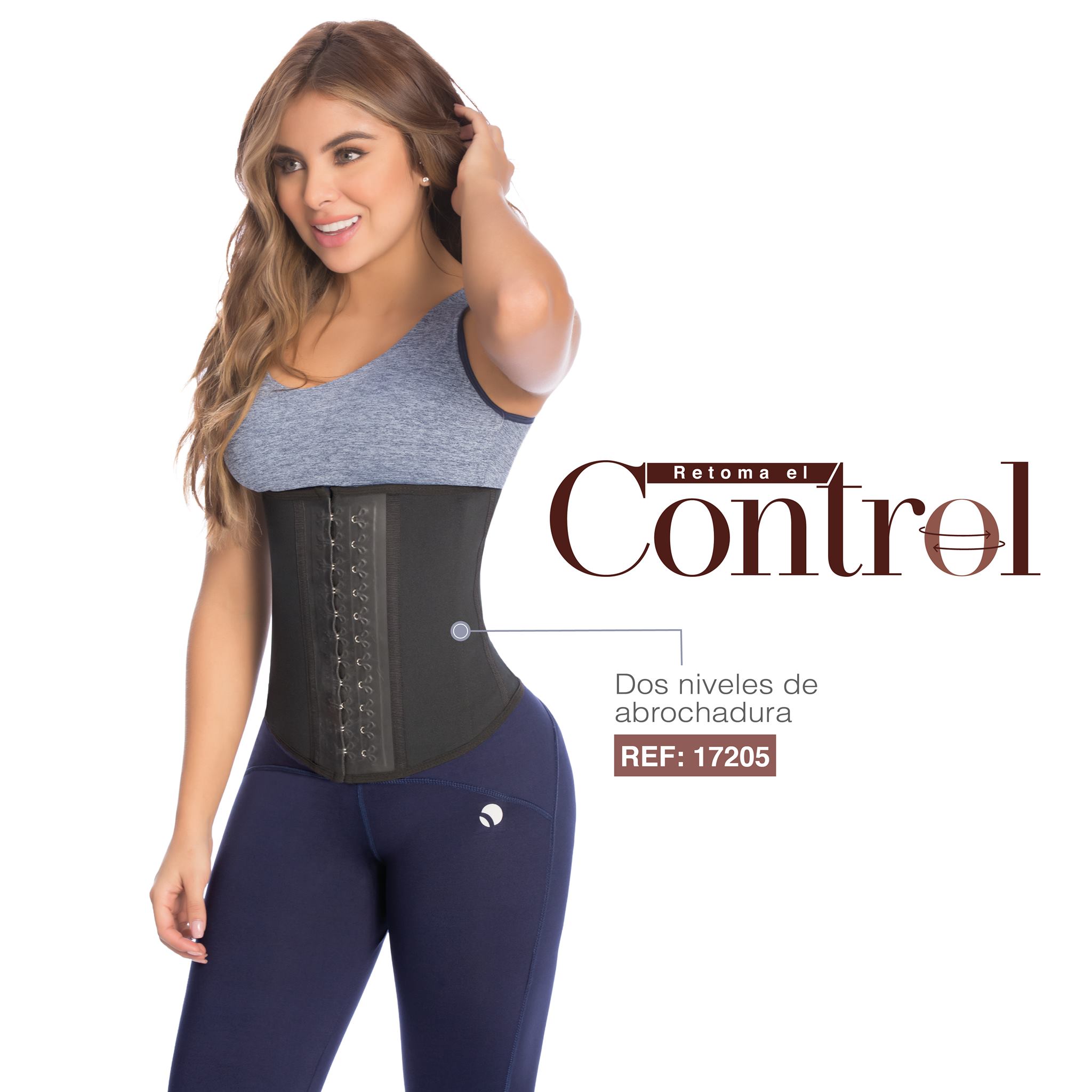 Cinturilla En Látex Faja Colombiana Deportiva  Reductora