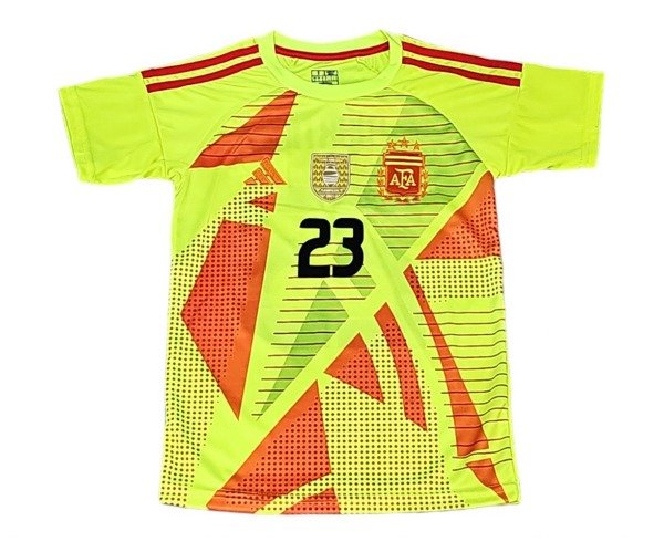 Nuevo! Jersey Argentina 2024/2025 Portero Arquero Amarillo Dibu Martinez 23 Talla L