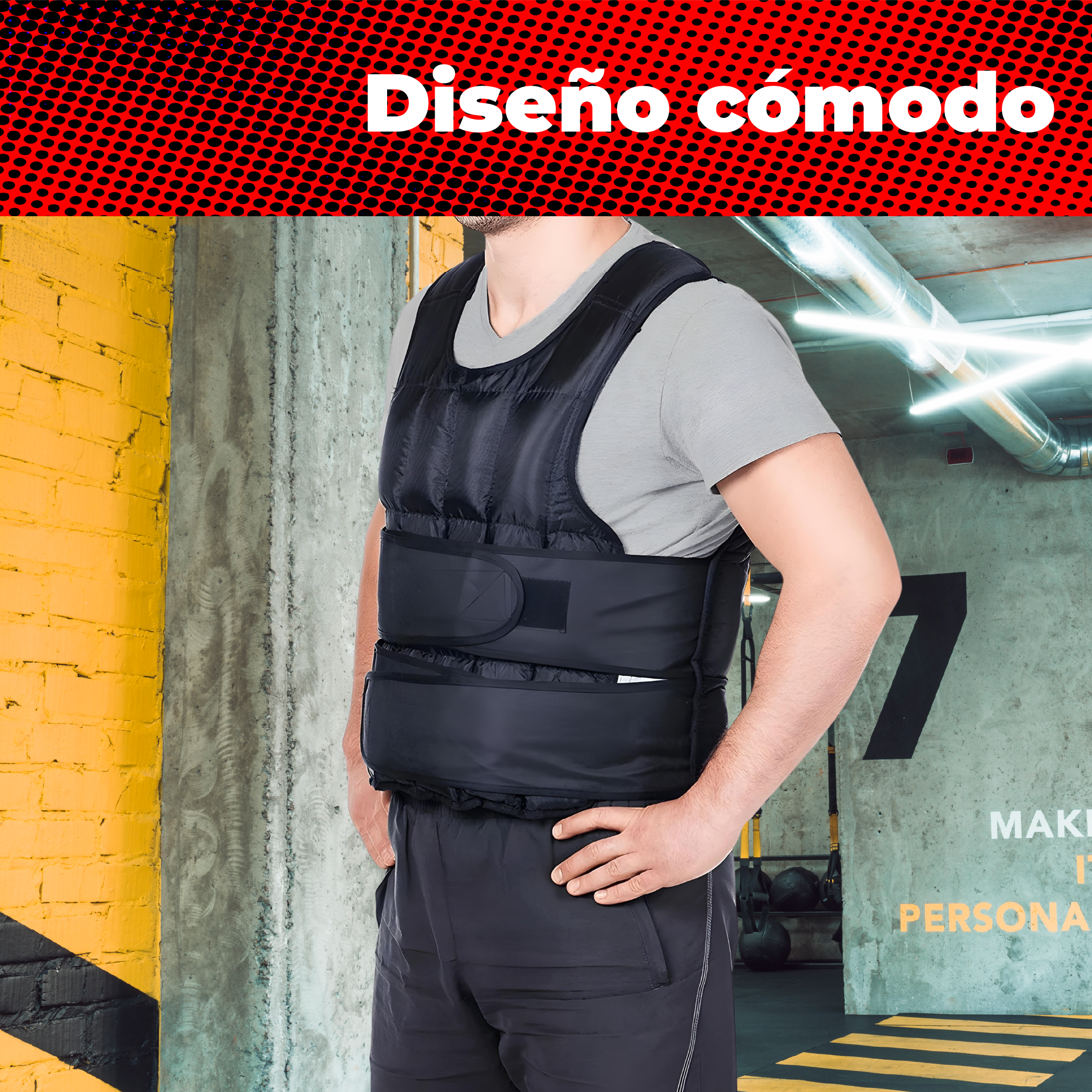 Chaleco Con Peso 10kg  Fitness X-RUSH