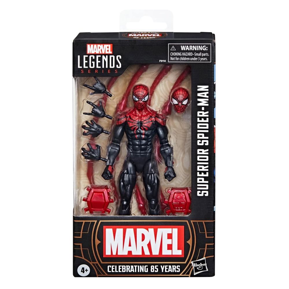 Superior Spider Man 85 Aniversario Comics 6 Pulgadas Marvel Legends Series 