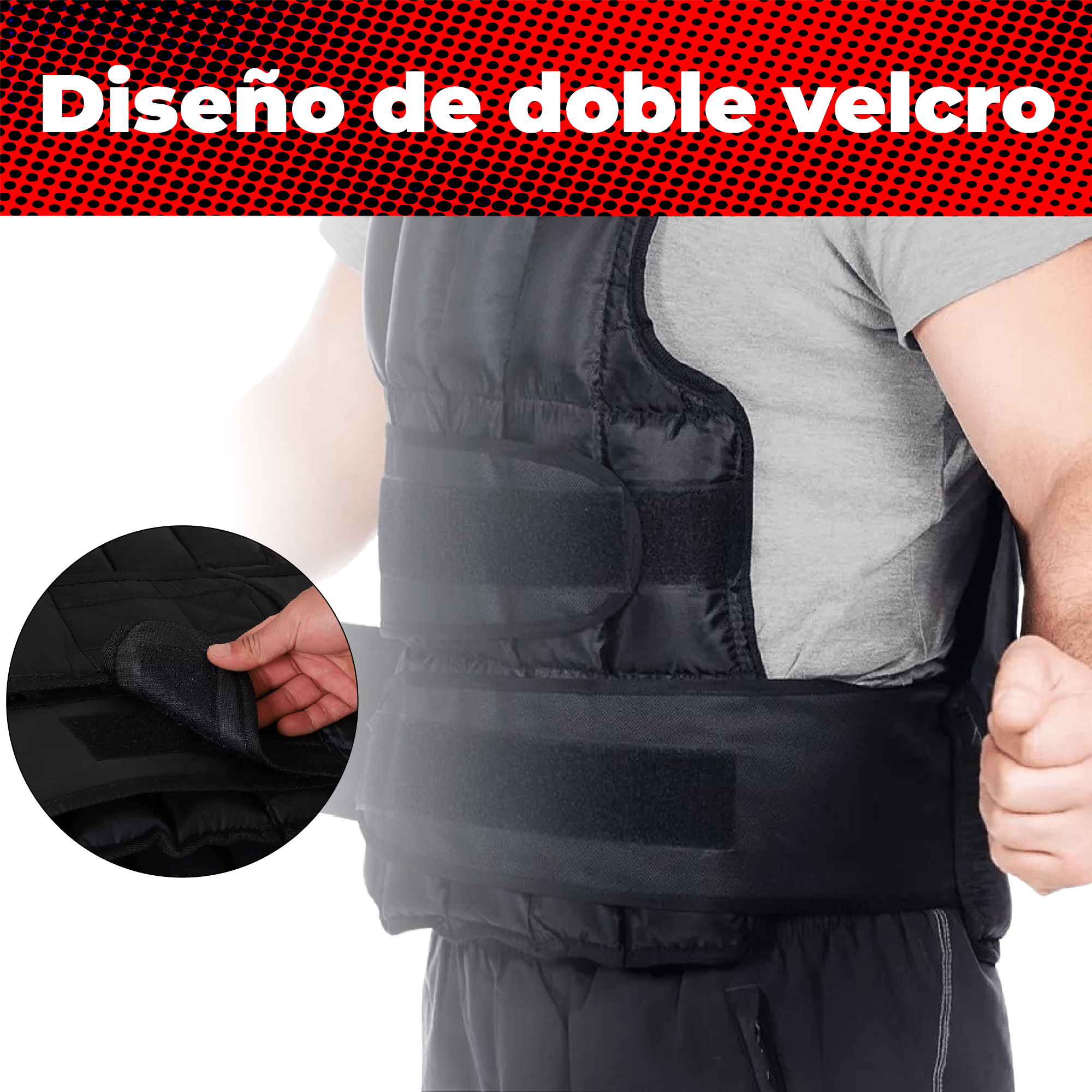 Chaleco Con Peso 10kg  Fitness X-RUSH