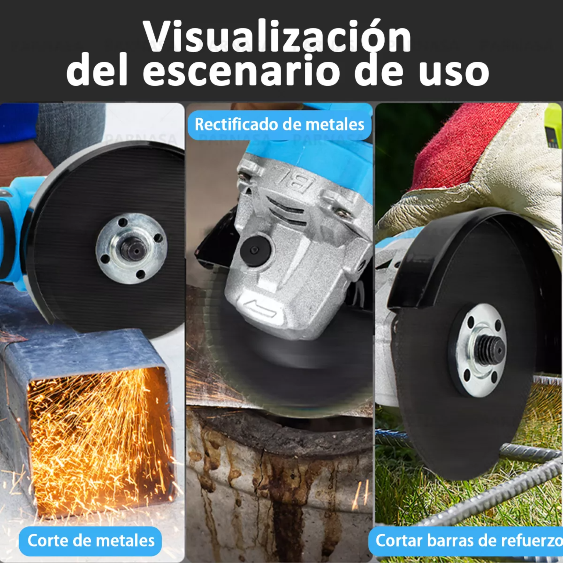 Kit De Taladros Inalambrico,esmeril Angular+llave Electrica