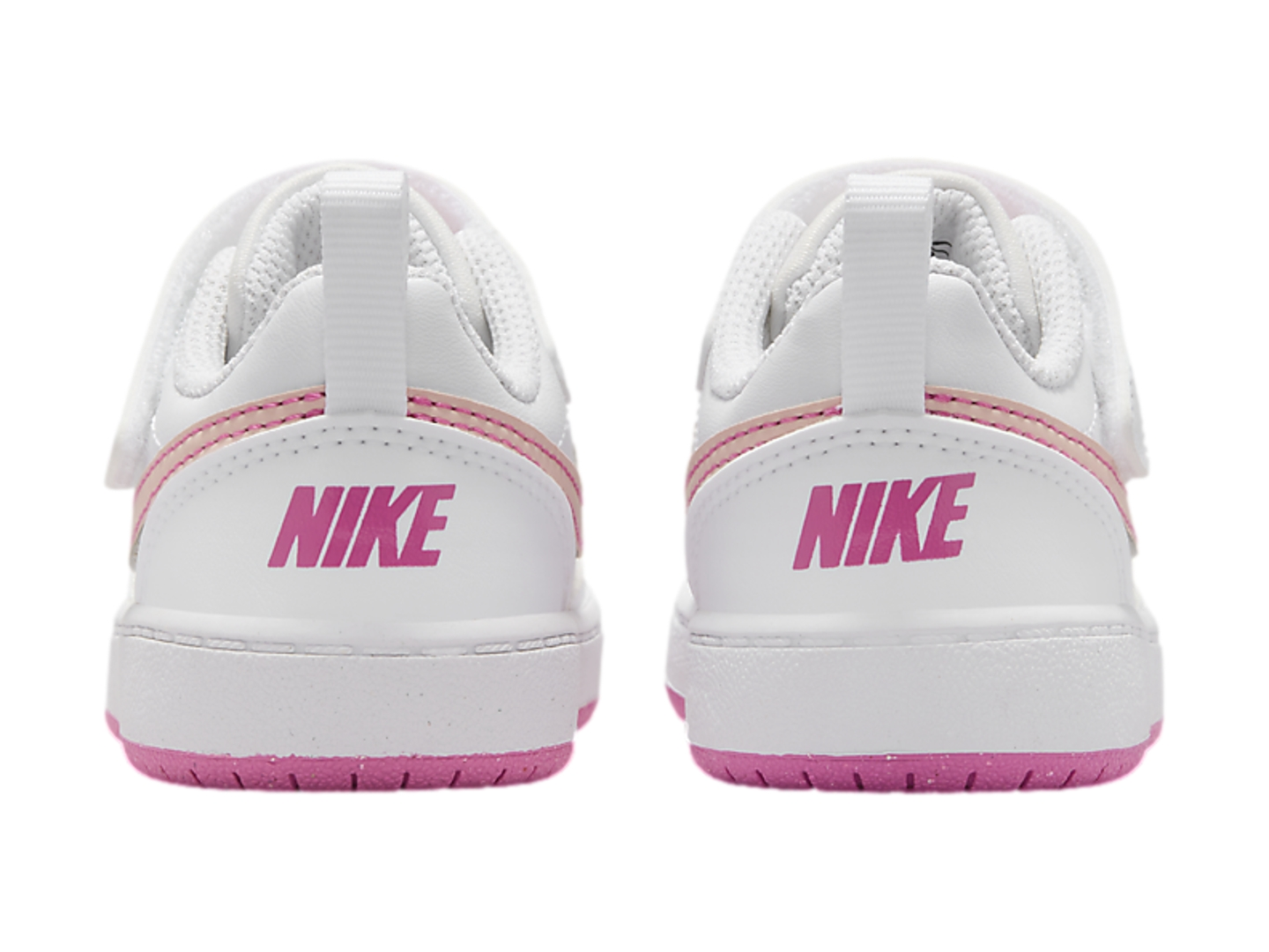 Tenis Nike Court Borough Low Blanco Rosa Ninas bebe