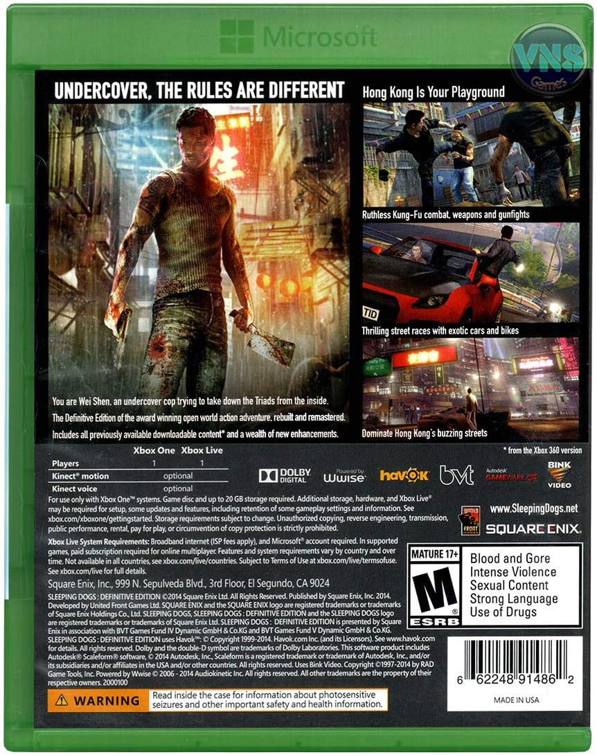 Sleeping Dogs Definitive - Xbox One