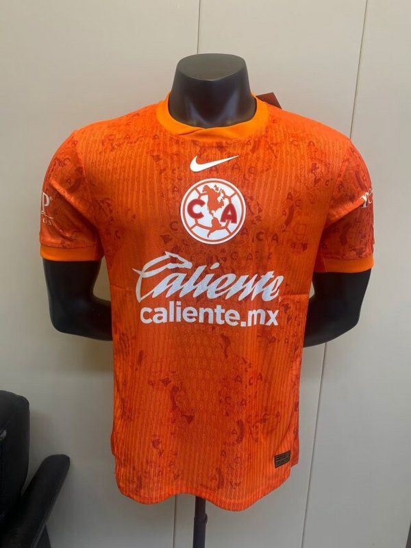 Nuevo! Jersey Club Ame Mexico Aguilas 2024/2025 Portero Arquero Naranja Malagon 1 Talla L