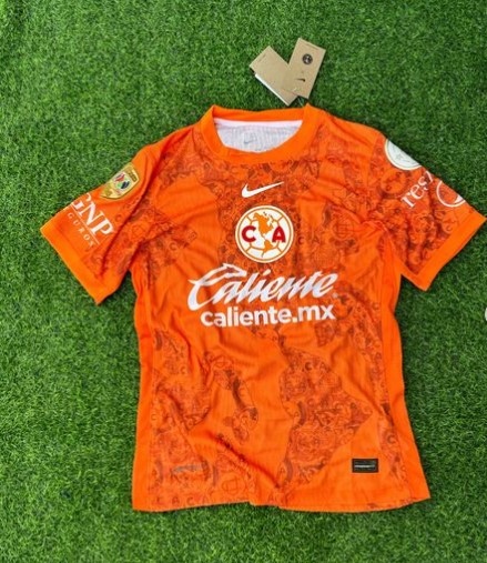 Nuevo! Jersey Club Ame Mexico Aguilas 2024/2025 Portero Arquero Naranja Malagon 1 Talla L