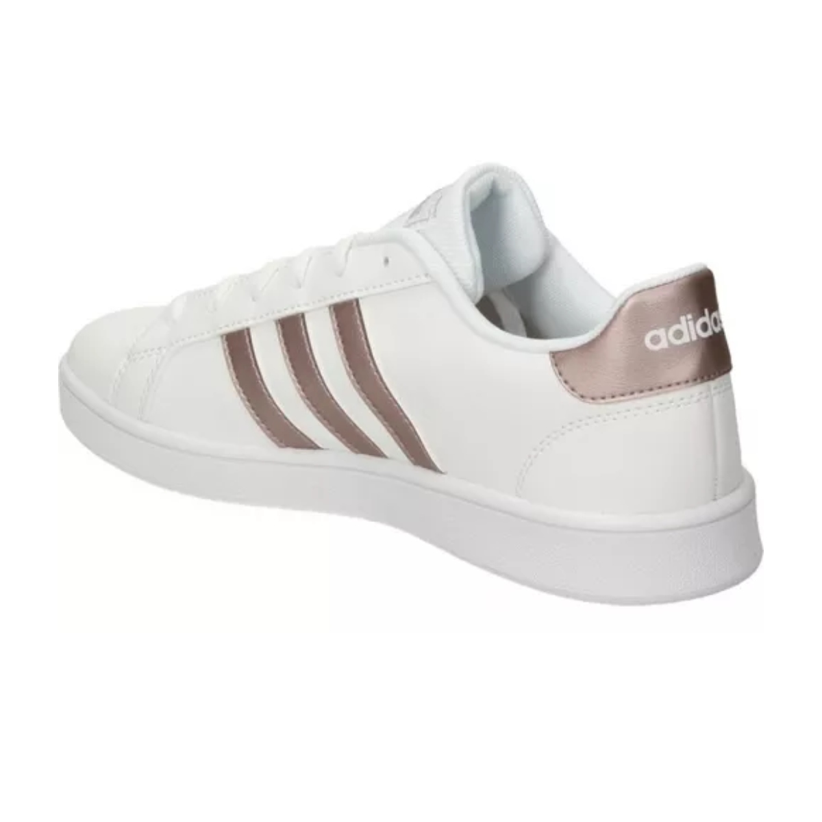 TENIS ADIDAS GRAND COURT K PARA NIÑA BLANCO-DORADO EF0101