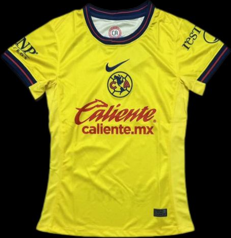 Nuevo! Jersey Club Ame Mexico Aguilas Odiame Mas 2024/2025 Mujer Dama Titular Local Amarillo Talla M