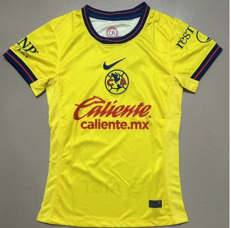 Nuevo! Jersey Club Ame Mexico Aguilas Odiame Mas 2024/2025 Mujer Dama Titular Local Amarillo Talla M