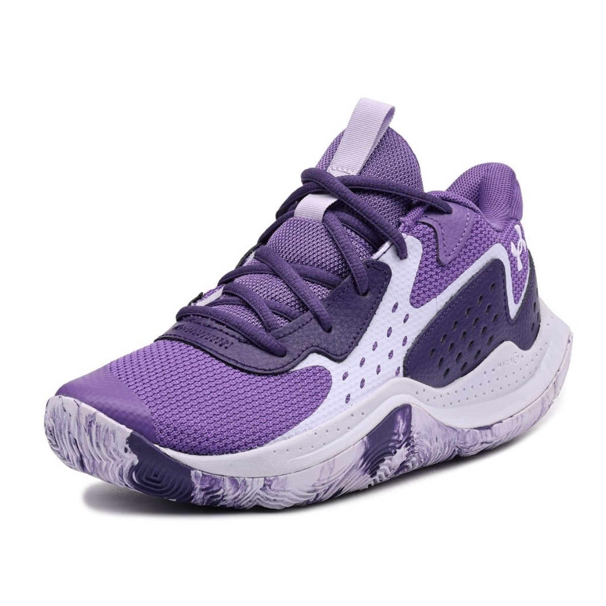 Tenis Under Armour UA GS Jet 23 Morado-Dama 3026635-501