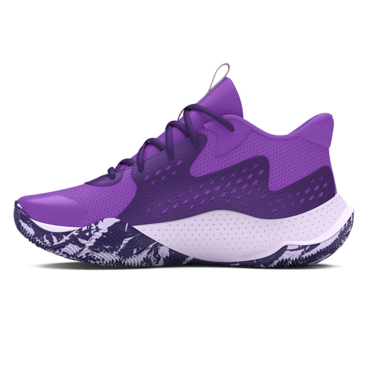 Tenis Under Armour UA GS Jet 23 Morado-Dama 3026635-501