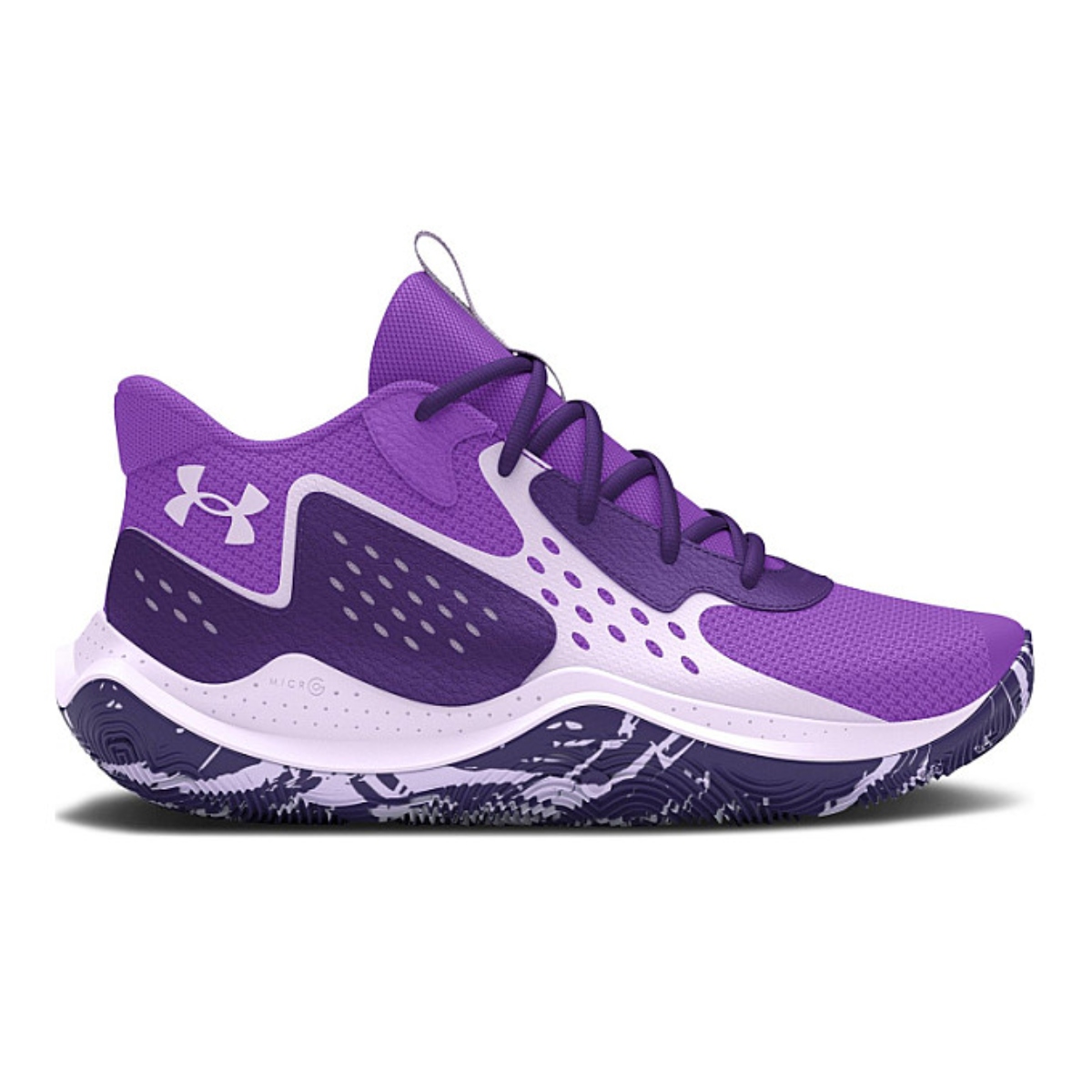 Tenis Under Armour UA GS Jet 23 Morado-Dama 3026635-501