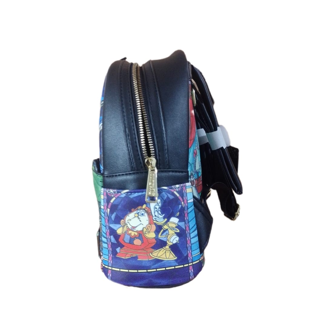 Mochila Pequeña Diseño La Bella y la Bestia Loungefly