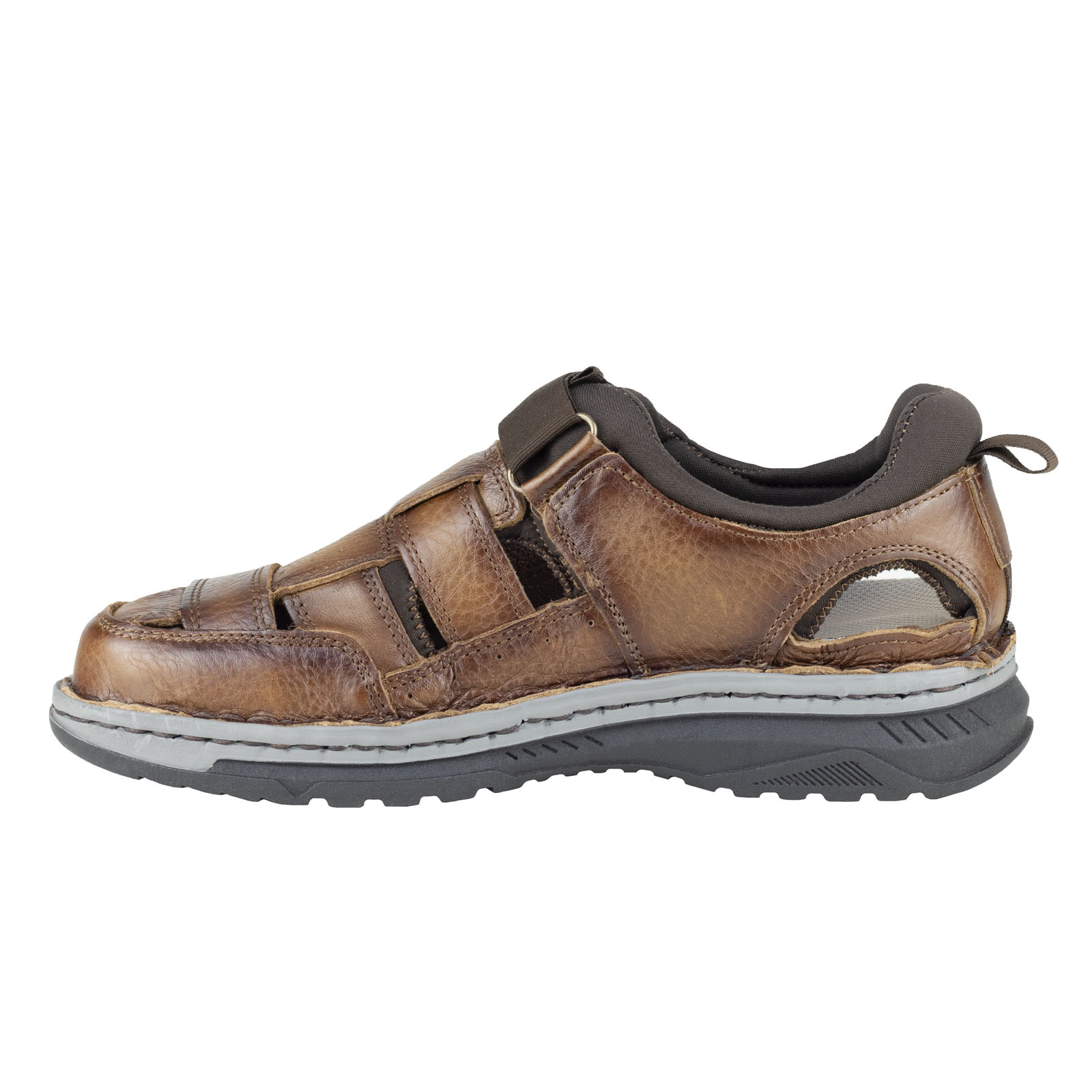 Huarache Sandalia Outdoor Lobo Solo Hombre 6517 Camel Piel
