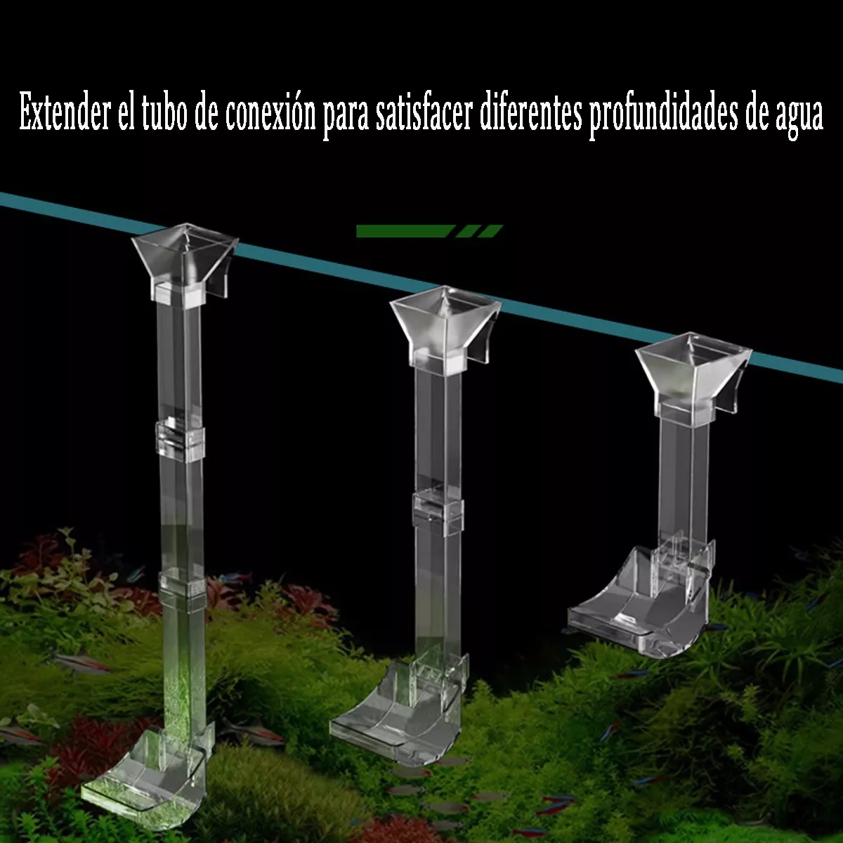 Tubo De Alimentación Para Peceras,comedero Peces Y Camarones