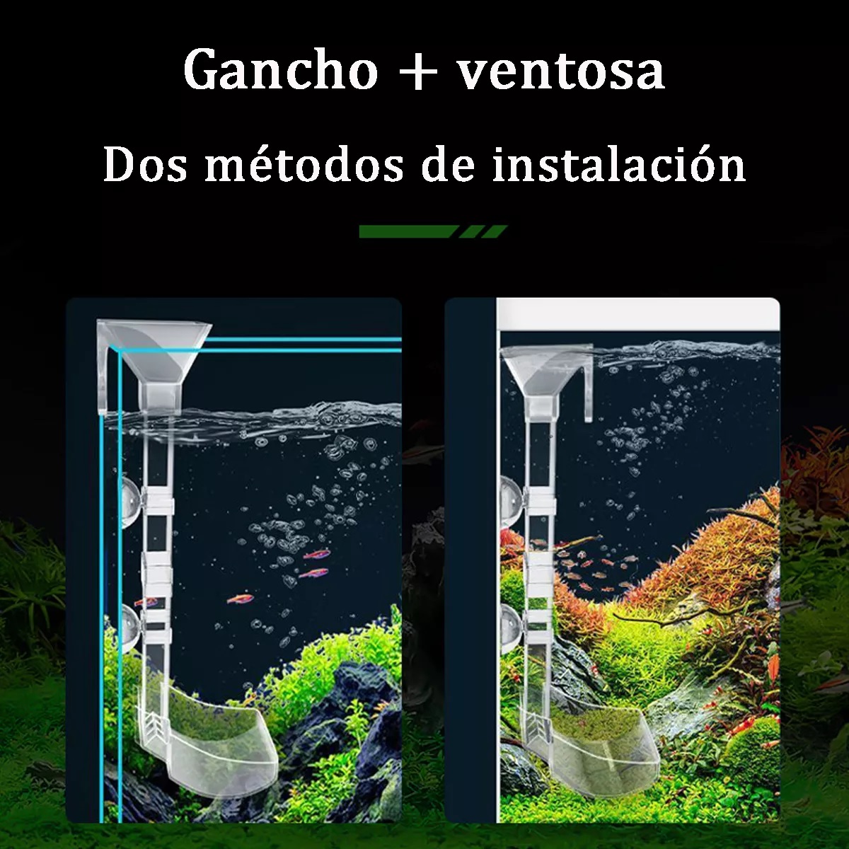 Tubo De Alimentación Para Peceras,comedero Peces Y Camarones