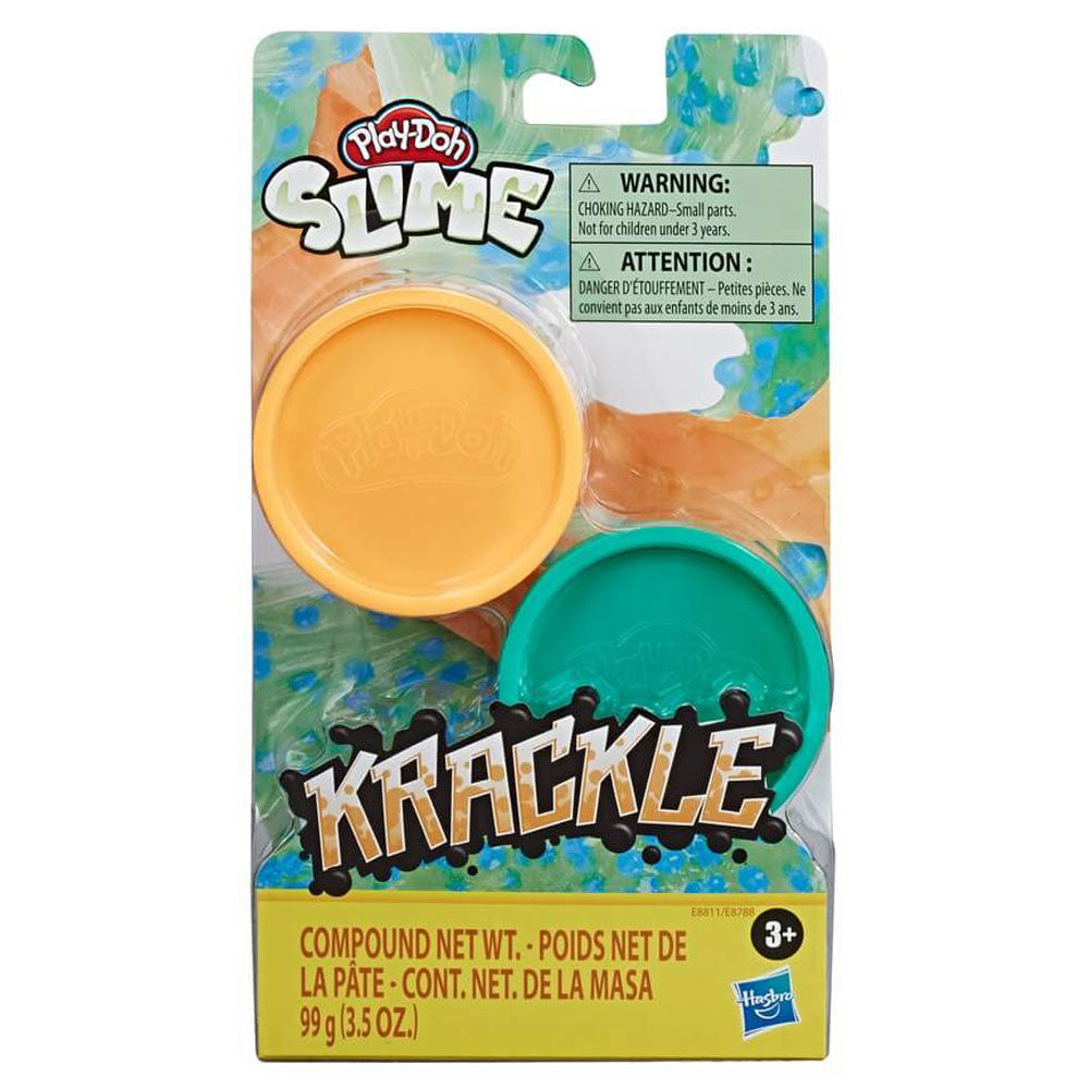 Slime Krackle Slime Play Doh Naranja/Verde Hasbro