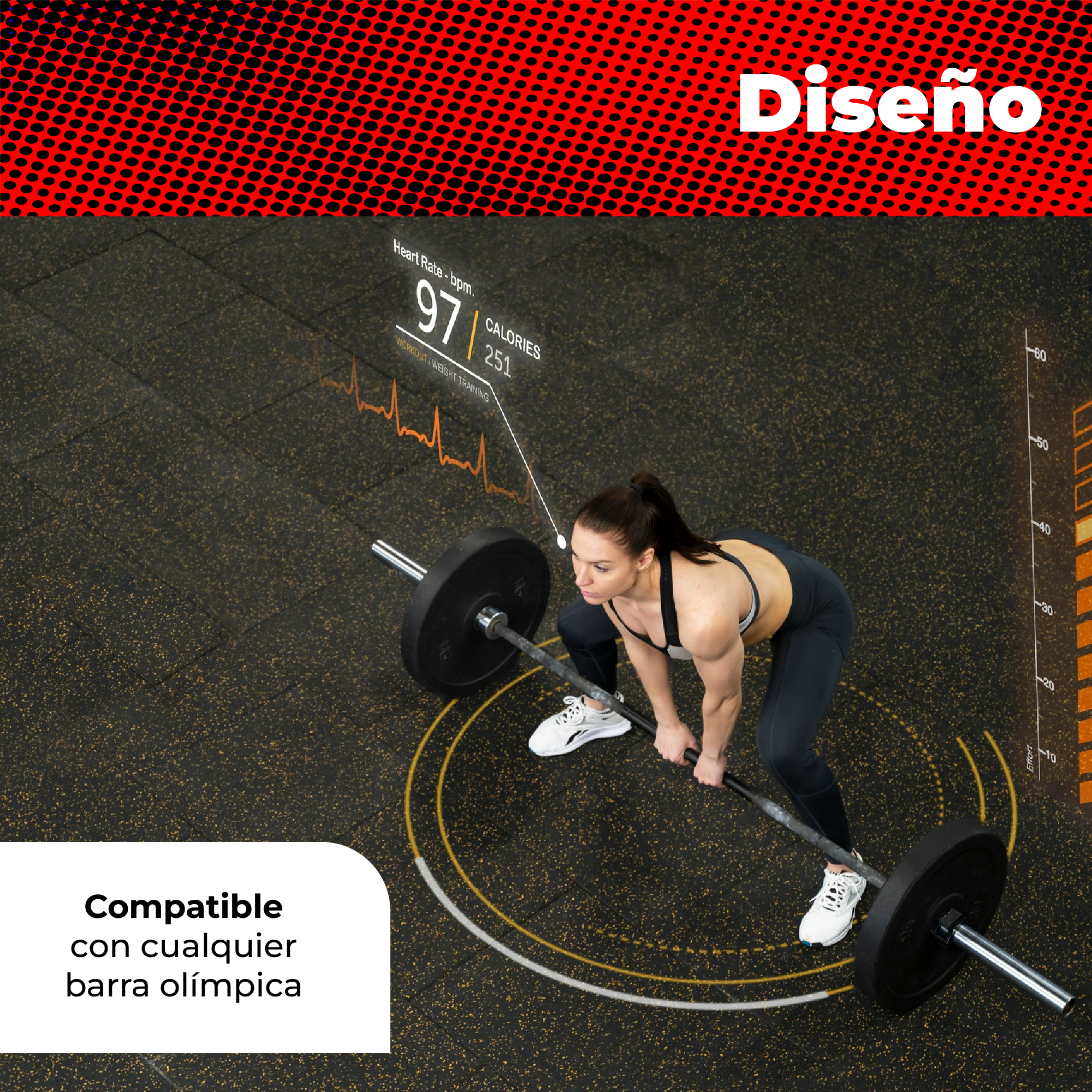 Disco Olímpico Azul X-rush 20 Kg