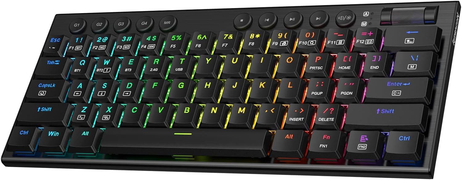 Teclado Mecanico Redragon Horus Mini  K632W-RGB-PRO