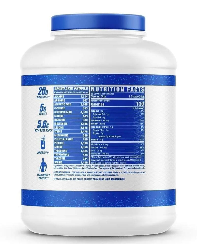 Proteina King Whey 2.3kg 69 serv Brownie 