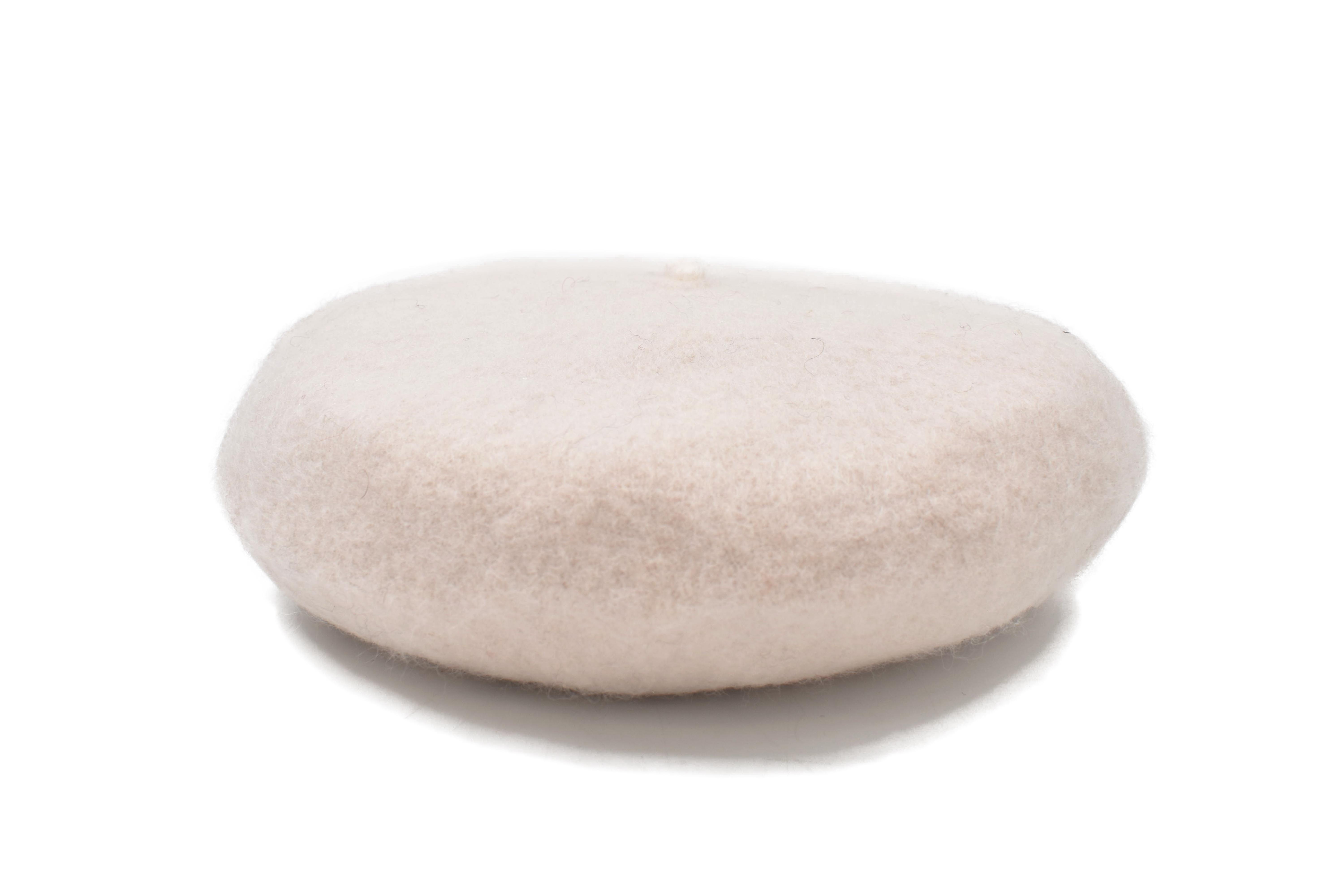 Boina Francesa Blanco de Lana 