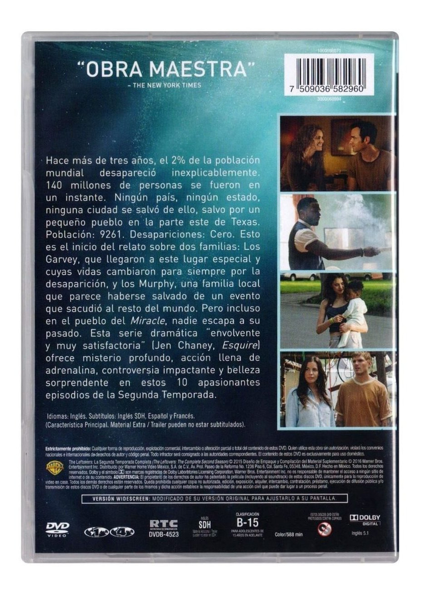 The Leftovers Segunda Temporada 2 Dos Dvd