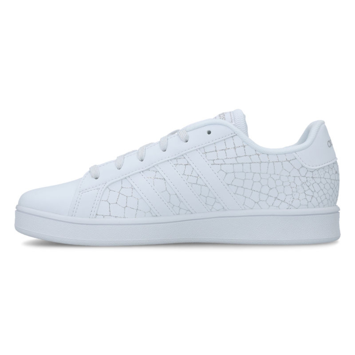 Tenis Casual Adidas Gran Court k Blanco-Niñas FW4575.
