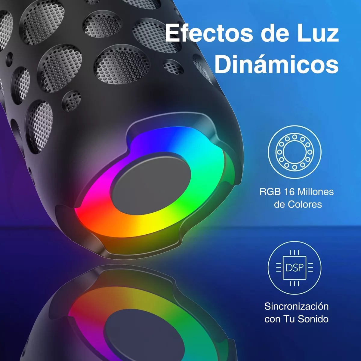 Bocina Bluetooth Con Tws Audífonos Recargable Altavoz K045
