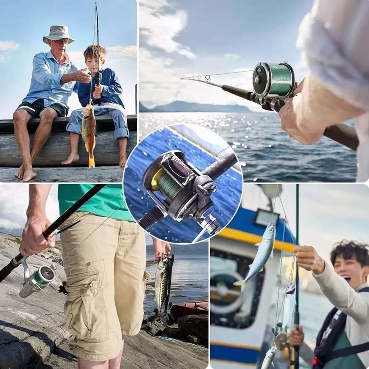 Linea Trenzada 300 Mts Cuerda De Pesca Hilos 30 Libras