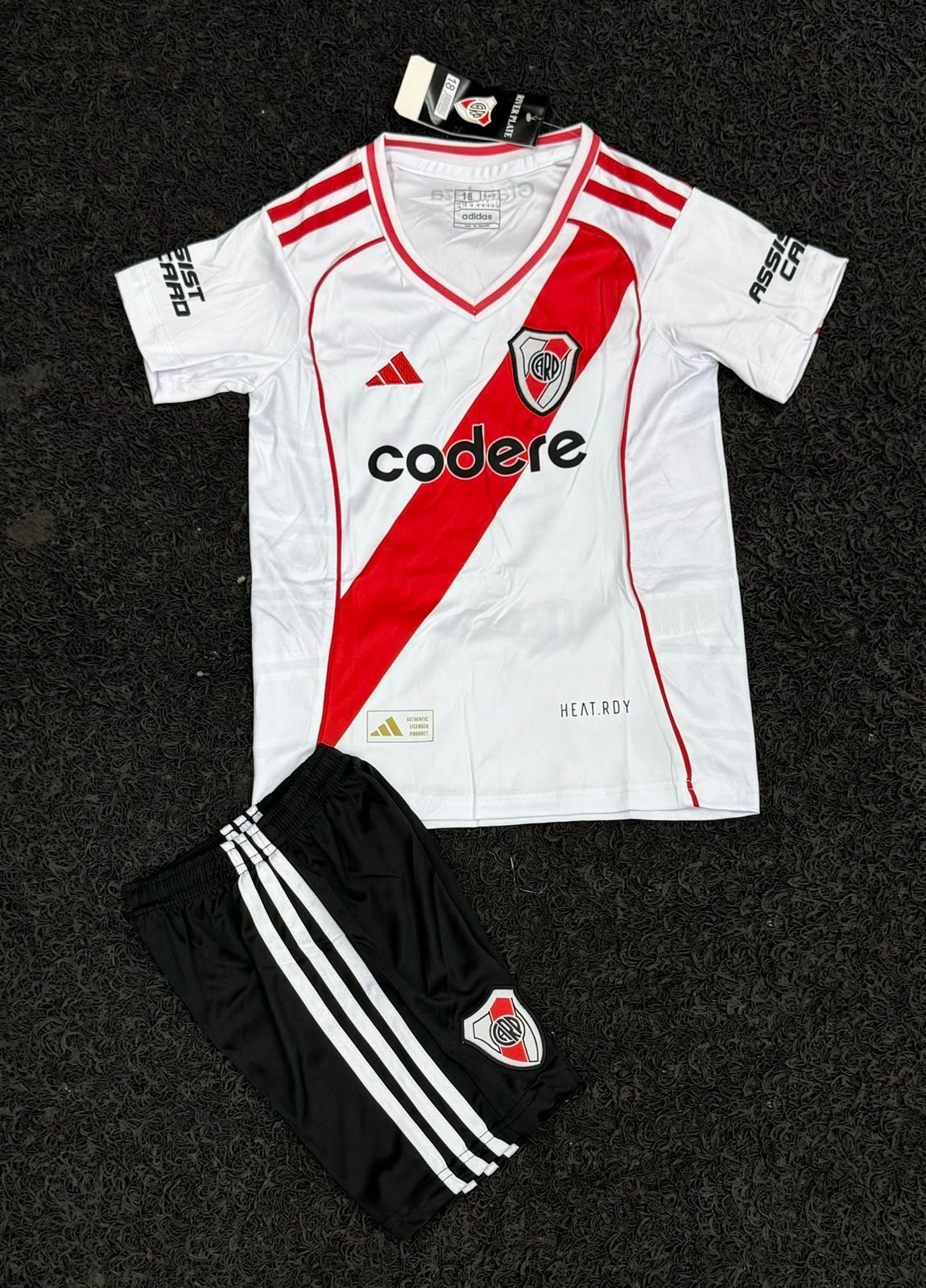 Nuevo! Jersey River Plate 2024/2025 Titular Local Blanco Niño Youth Talla 6 - 7 años