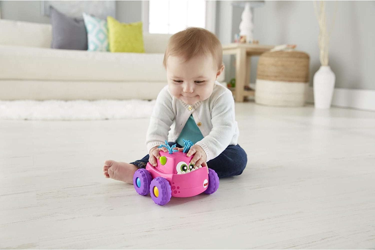 Juguete Fisher-price Monstruo Presiona Y Persigue DRG14 Mattel