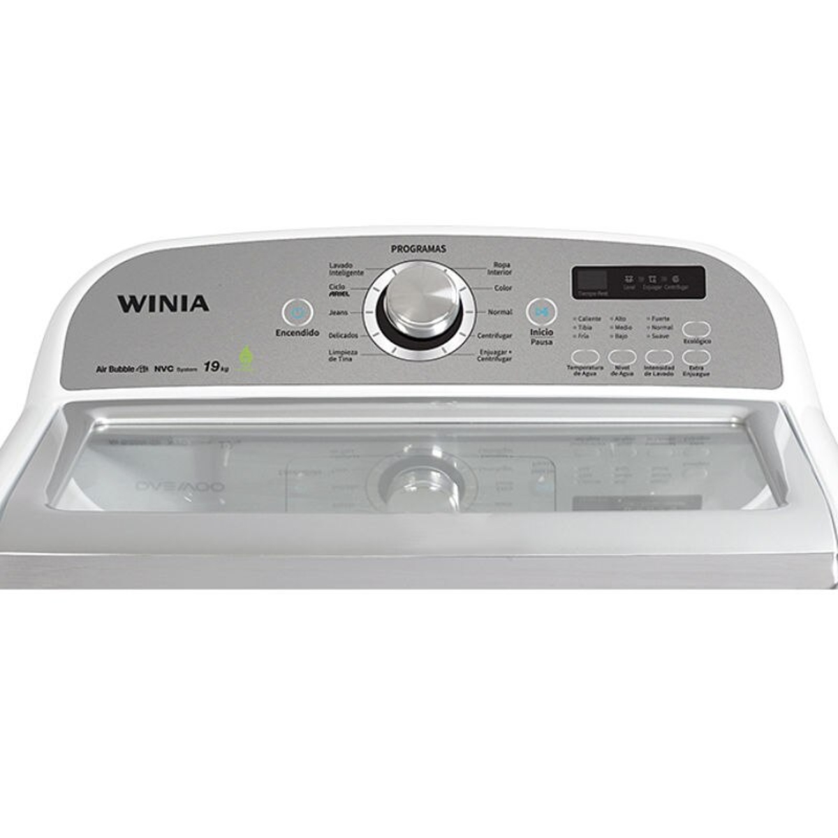 Lavadora Automática Winia DWF-DG1B386CSW1 19KG Blanca/Silver ALBY