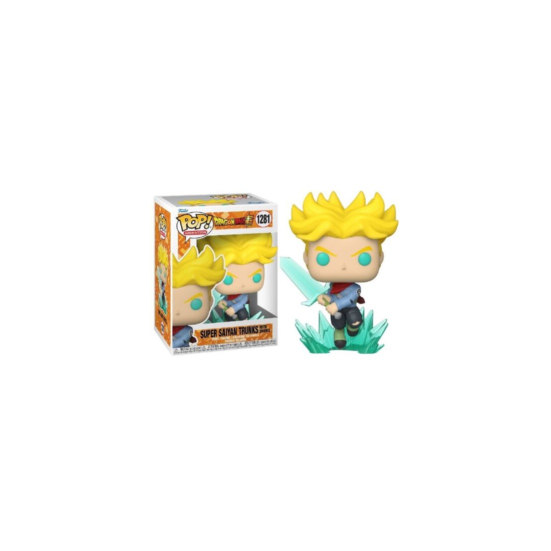 Funko Pop! Animation: Dragon Ball Super - Super Saiyan Trunks con Espada #1281