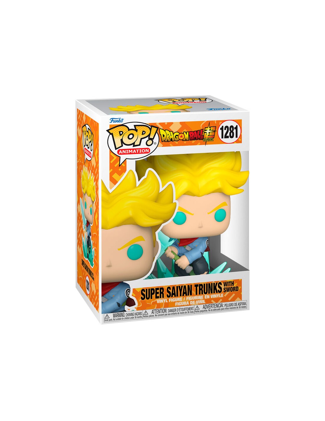 Funko Pop! Animation: Dragon Ball Super - Super Saiyan Trunks con Espada #1281